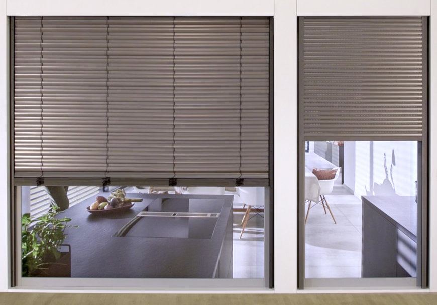 Consistent and modern look of facades - Zetra slat and A 37 shutter profile